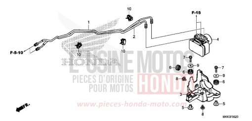 ABS MODULATOR CRF1000A2J de 2018